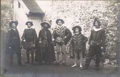 Real photo Spectacle Theater April 3rd 1910 Hector Secret of Pardhaillan Maurice Dubois has Charles Berthon Grenoble