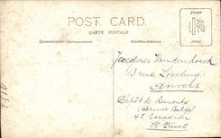 Real photo Homme dest Jacques Vandenkoeck street Loveling Antwerp deposit of Goes up (armed Belgian) 4th squadron St Tricat