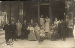 Real photo FAmille has Vichy in 1906 for Villefranche on Mer