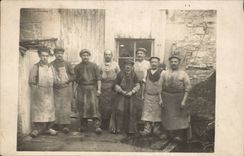 Real photo Butchers Butchery TOP