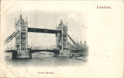 England - England - London - London - Tower Bridge - CPA