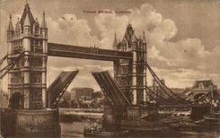 England - England - London - London - Tower Bridge - CPA