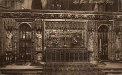 England - England - London - London - Valentine' S Engraving - High Alter - Westminster Abbey - CPA