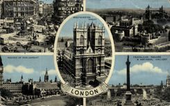 England - England - London - London - Souvenir - CPA