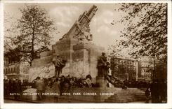 England - England - London - London - Royal Artilery Memorial Hyde Park Corner - CPA