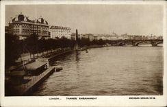 England - England - London - London - Thames Embankment - CPA