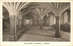 England - England - London - London - The Crypt - Guildhall - CPA