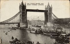 England - England - London - London - The Tower Bridge and To rivet Thames - CPA