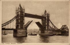 England - England - London - London The Tower Bridge - CPA