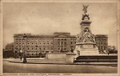 England - England - London - London Buckingham Palace Victoria Memorial - CPA