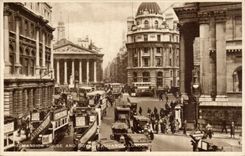 England - England - London - London The Mansion House and Royal Exchange - CPA