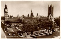 England - England - London - Parliment Public garden - CPA