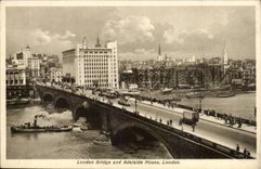 England - England - London - London Bridge and Adelaide House - CPA