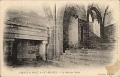 Abbey of Mont Saint Michel the room of the guards