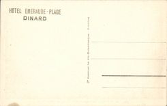 Dinard CPA the beach the casino and the hotel