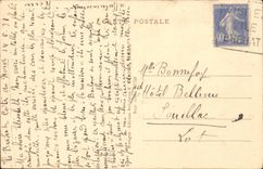 island of Brehat CPA Birlot seen of St Michel