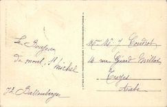 Mont Saint Michel CPA Abbey of the basilica