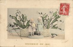 CPA Fantasy Souvenir of May Santons