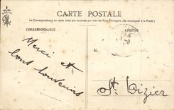 CPA the songs of Botrel the wire breaks (couple)