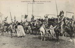 Compiegne CPA Festivals von Jeanne des Bogens den das Turnier adelt
