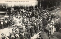 Compiegne CPA Festivals von Jeanne des Bogens die Prozession im Bohrgerat