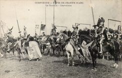 Compiegne CPA Festivals von Jeanne des Bogens den das Turnier adelt