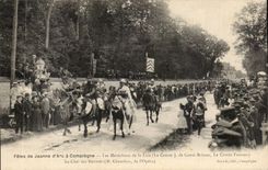 CPA Compiegne Festivals von Jeanne der Bogenmarschalle des Leiters der Schnur-(Zahlimpuls Fresson Zahlimpuls-Jose-Brissac) vom Chambon Verkunder