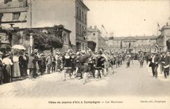 CPA Compiegne Festivals von Jeanne der Bogenmusiker