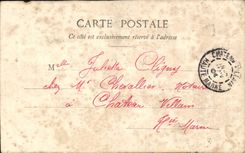 CPA Folklore Standard Costumes of Auvergne Costume of Riom TOP