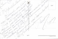 MODERNE KARTE Phantasie-Blume Rose