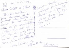 MODERNE KARTE Phantasie bluht Rosen