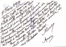 MODERNE KARTE Phantasie bluht Rosen