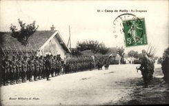 Militaria Camp of Mailly CPA To the flag