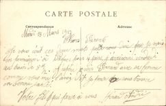 Militaria Camp of Mailly CPA a corner of the camping