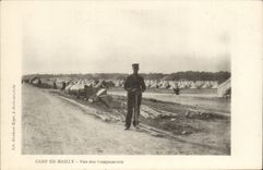 Militaria Camp of Mailly CPA Seen of the campings
