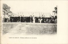 Militaria Camp of Mailly CPA official Platform of July 14th