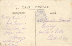 Militaria Camp of Mailly CPA Park of artillery