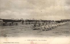 CPA Militaria Camp of Mailly Park of artillery