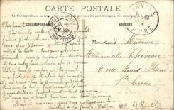 CPA Militaria Camp of Mailly Tents and kitchens