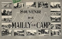CPA Militaria Camp of Mailly Souvenir