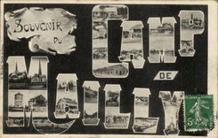 CPA Militaria Camp of Mailly Souvenir