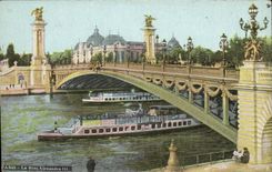 CPA Paris Bridge Alexandre III