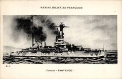 CPA Bateau Boat French Navy Armours Provence