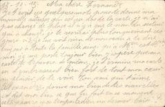 Military postcard Militaria Ferndande Marechal at Mrs CRozat has Bercenay in Othe Aube Beaujean