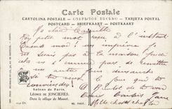 CPA Fantaisie SAlons de Paris Leonce de Joncieres Dans le sillage de Musset