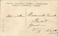 CPA Fantasy Fantasy Child Pine cones Merry Christmas