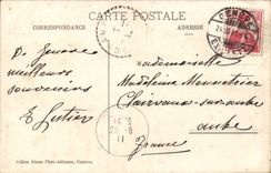 Switzerland Geneva CPA Quay of Mont Blanc