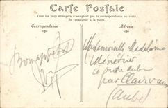 Reims CPA the Sube fountain