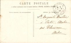 CPA Homme au plumeau Humour