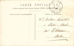 CPA Homme au plumeau Humour